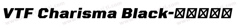 VTF Charisma Black字体转换